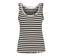 Cream Top 'CRRibba' negro / blanco, Talla XL