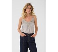 Cream Top gris claro S EUR