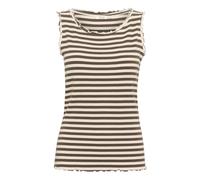 Cream Top 'Ribba' beige / negro XL EUR