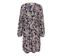 Cream - Vestido Azul Paisley con Escote en V - Dresses - Mujer - Marrón - L -