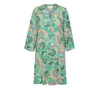 Cream Vestido camisero 'Gina' azul / amarillo claro / verde hierba / naranja 40-42 azul / amarillo claro / verde hierba / naranja