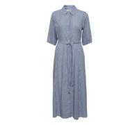 Cream Vestido camisero 'Tiah' azul / blanco 44 azul / blanco