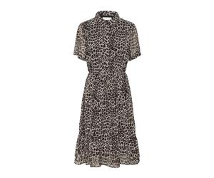 Cream - Vestido corto con estampado de animales - Dresses - Mujer - Negro - 2XL -