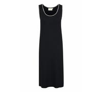 Cream - Vestido de Costillas con Detalles Bordados - Dresses - Mujer - Negro - M -
