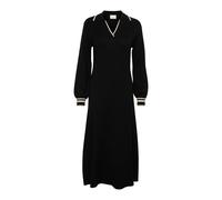 Cream - Vestido de Punto Deportivo en Pitch Black - Dresses - Mujer - Negro - S -
