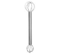 Cream Whipper, Double-Head Miso Muddler, Stainless Steel Mixing Tool, Ergonomic Japanese Blender Design, for Stirring Egg Fruit Sauce Soup Salad Batters Cocktail Kitchen Cooking Home Use