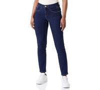 Cream Women's Jeans Skinny Fit Midrise Waist Regular Waistband 5 Pockets, Dark Blue Denim, 28 W De Las Mujeres