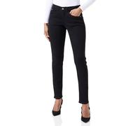 Cream Women's Jeans Skinny Fit Midrise Waist Regular Waistband 5 Pockets, Pitch Black Unwashed, 27 W De Las Mujeres