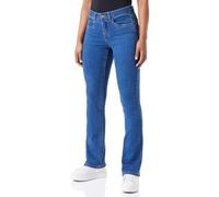 Cream Women's Jeans Slim Fit Bootcut Legs Midrise Waist Regular Waistband, Indigo Blue Denim, 27 W De Las Mujeres