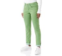 Cream Women's Jeans Twill Slim Fit Midrise Waist Regular Waistband Full-Length, Flourite Green, 34 W De Las Mujeres