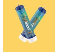 CreamJet Óxido Nitroso Puro Grado 0.95L Alimenticio Cilindro Desechable de N2O 640G para Sifón Chantilly, Cápsulas de Nata N2O 100% Cilindro de Acero para Crema, Original, 2pcs