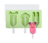 Creams Tool - Moldes de silicona para helados, moldes para paletas, dibujos animados, serie de mascotas, muñecos de nieve, paletas de hielo para adultos