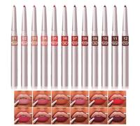 Creamy Makeup Kit, Lip Pencil Set, 12 Piece Lip Liners, Creamy Lipliners Set, Matte Finish Lip Liners, Sculpting Lip Pen, Lipliner Makeup Set, Matte Lip Pencil, Lipliner Set for Makeup