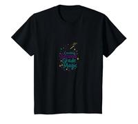 Creando Magia de Segundo Grado Camiseta, Niños, Negro, 10 años
