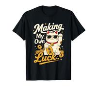 Creando Mi Propia Suerte - Gato de la Fortuna Camiseta