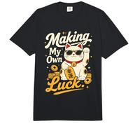 Creando Mi Propia Suerte - Gato de la Fortuna Comfort Colors Adult Heavyweight T-Shirt