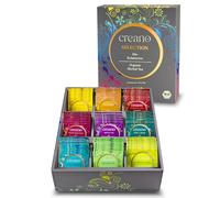 Creano Set de regalo de té de hierbas orgánicas "Orgánico Herbal Tea" - 90 bolsas de té orgánicas en 9 variedades diferentes - 180 g - Novedad 2023*