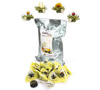 Creano Teelini Flores de Té Blanco Paquete XL 36 uds - Mix 4 Sabores - Formato Ahorro para Gastronomía y Oficina