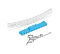 CreaProducts - Juego de tijeras y juego CreaClip originales - Como se ve en el tanque de tiburón - Herramienta profesional de corte de cabello para el hogar, kit de peinado para el cabello