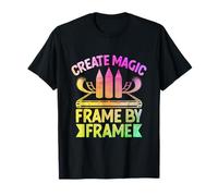 Crear cuadro mágico por cuadro Animación Dibujar Boceto Animar Camiseta