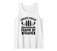 Crear cuadro mágico por cuadro Animación Dibujar Boceto Animar Camiseta sin Mangas