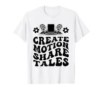 Crear Movimiento Compartir Cuentos Animación Dibujar Boceto Animar Camiseta