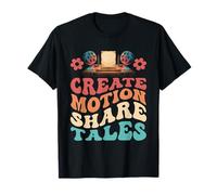 Crear Movimiento Compartir Cuentos Animación Dibujar Boceto Animar Camiseta