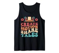 Crear Movimiento Compartir Cuentos Animación Dibujar Boceto Animar Camiseta sin Mangas