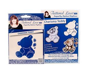Crear y Craft Tattered Lace Die Collection W/CD ROM 4/pkg-Charisma Teddy, Otros, Multicolor