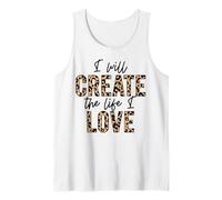 Crearé la Vida Que Amo Amor Positivo Inspirar motivar Camiseta sin Mangas
