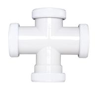 Crearplast c-174 - Te cuatro tuercas roscadas 1.1/2 diámetro 40