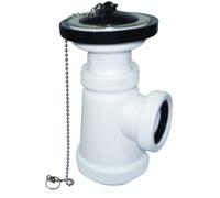 Crearplast c-24 - Sifon botella corto horizontal 1.1/2-40 lavabo bide