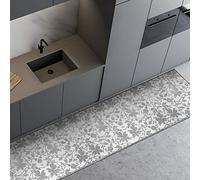 Crearreda Alfombra de Cocina de Vinilo Antideslizante y Lavable Alfombra de Cocina de Vinilo Alfombra de Cocina Antideslizante y Lavable en Vinilo 100% Made in Italy