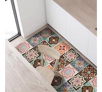 CREARREDA Alfombra de Cocina de Vinilo Antideslizante y Lavable Alfombra de Cocina de Vinilo Alfombra de Cocina Antideslizante y Lavable en Vinilo 100% Made in Italy