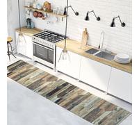 CREARREDA Alfombra Vinílica Cocina y Baño Antideslizante Lavable, Diseño Italiano Moderno, Impermeable, Decorativa, Resistente, Fácil Limpieza, Antimanchas, Higiénica, Made in Italy