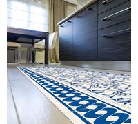 CREARREDA Alfombra Vinílica Cocina y Baño Antideslizante Lavable, Diseño Italiano Moderno, Impermeable, Decorativa, Resistente, Fácil Limpieza, Antimanchas, Higiénica, Made in Italy