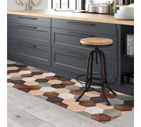 CREARREDA Alfombra Vinílica Cocina y Baño Antideslizante Lavable, Diseño Italiano Moderno, Impermeable, Decorativa, Resistente, Fácil Limpieza, Antimanchas, Higiénica, Made in Italy