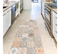 CREARREDA Alfombra Vinílica Cocina y Baño Antideslizante Lavable, Diseño Italiano Moderno, Impermeable, Decorativa, Resistente, Fácil Limpieza, Antimanchas, Higiénica, Made in Italy
