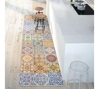 CREARREDA Alfombra Vinílica Cocina y Baño Antideslizante Lavable, Diseño Italiano Moderno, Impermeable, Decorativa, Resistente, Fácil Limpieza, Antimanchas, Higiénica, Made in Italy