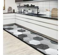 CREARREDA Alfombra Vinílica Cocina y Baño Antideslizante Lavable, Diseño Italiano Moderno, Impermeable, Decorativa, Resistente, Fácil Limpieza, Antimanchas, Higiénica, Made in Italy