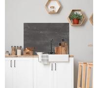CREARREDA Panel antisalpicaduras de cocina de aluminio, 84 x 60 cm, fácil de aplicar, fabricado en Italia, protección para cocinas y paredes, lavable y fácil de montar, placa antisalpicaduras de metal
