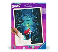 Ravensburger - Creart Serie Premium B: Disney: Arielle Y Ursula | Pintar Por Numeros Adultos Y Niños | Cuadros Para Pintar Por Numeros | Manualidades Adultos Y Niños De 14 Años O Más 40x30cm