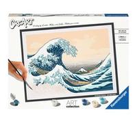 Ravensburger Kit Pintar por Números CreArt Serie B – Hokusai La Gran Ola de Kanagawa 40x30 cm