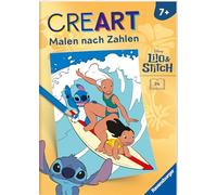 CreArt Malen nach Zahlen ab 7 Disney - Lilo & Stitch