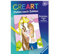 CreArt Malen nach Zahlen ab 7: Pferdeträume
