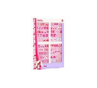 Creat-it Set de 96 Uñas Postizas Autoadhesivas para Niñas - Kit de Uñas Press On Infantiles con Diseños Divertidos - Uñas Postizas Cortas de Fácil Aplicación - Accesorios de Manicura