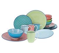 Creatable 17362- Vajilla de 16 piezas, multicolor