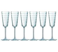 CreaTable 21078, Series IROKO, juego de 6 copas de champán de 17 cl