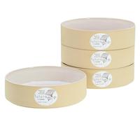 CreaTable, 21661 Serie Futuro - Vajilla de 4 piezas para pasta, juego de gres, apto para lavavajillas y microondas, fabricado en Portugal