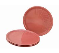 Creatable, 21668 Serie Gourmet Red - Vajilla de 4 piezas (porcelana), color rojo